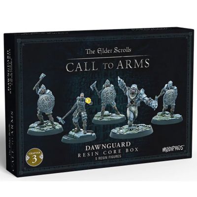 Modiphius The Elder Scrolls: Call to Arms - Dawnguard Core Set - 5 Unpainted Resin Figures, MUH0330302