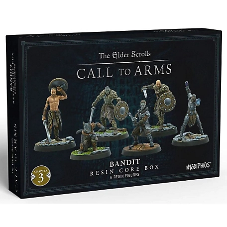 Modiphius The Elder Scrolls: Call to Arms - Bandit Core Set - 6 Unpainted Resin Figures, MUH0330305