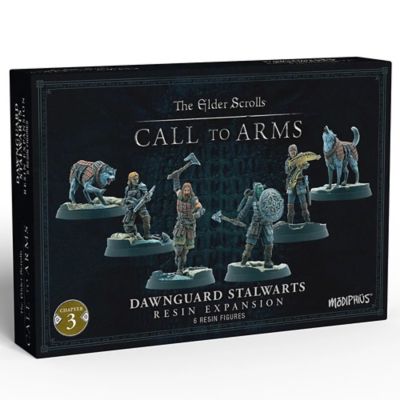 Modiphius The Elder Scrolls: Call to Arms - Dawnguard Stalwarts - 6 Unpainted Resin Figures, MUH0330306