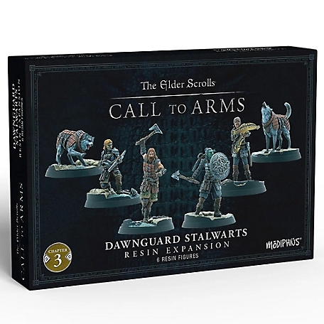 Modiphius The Elder Scrolls: Call to Arms - Dawnguard Stalwarts - 6 Unpainted Resin Figures, MUH0330306
