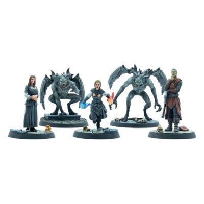 Image showing  The Elder Scrolls: Call to Arms - Volkihar Inner Circle - 5 Unpainted Resin Figures, MUH0330307