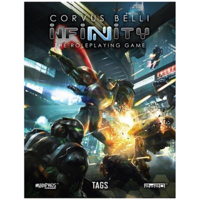 Modiphius Infinity: Tags (Tactical Armoured Gears) - Paperback Book, Rpg, MUH050219