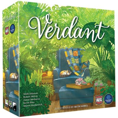 Alderac Entertainment Group Verdant - Family Spatial Puzzle Game, Aeg, Ages 10+, 1-5 Players, 30-45 Min, AEG7134