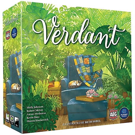 Alderac Entertainment Group Verdant - Family Spatial Puzzle Game, Aeg, Ages 10+, 1-5 Players, 30-45 Min, AEG7134
