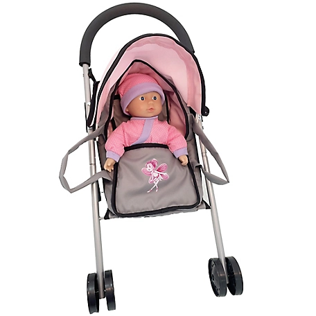 Dimian Bambolina: Doll Buggy Set - Includes 11.5 in. (29Cm), BD1642