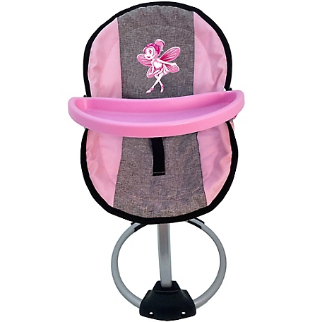 Dimian Bambolina: 3-in-1 Doll Highchair/Swing Set, BD1643