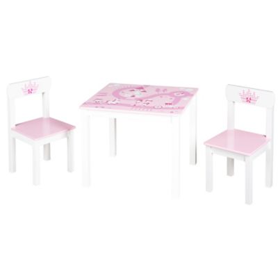 roba Table & 2 Chair Set: Krone - Wood, 450018D332