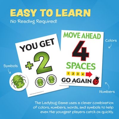 Image showing  The Ladybug Game!! Great First Board Game for Girls and Boys, 19283-1