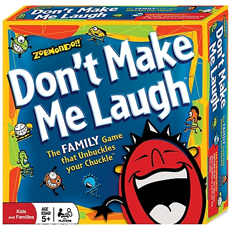 Zobmondo Don't Make Me Laugh! By Zobmondo!! Silly charades party game, 63500-1
