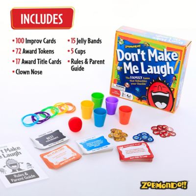 Image showing  Don't Make Me Laugh! By Zobmondo!! Silly charades party game, 63500-1