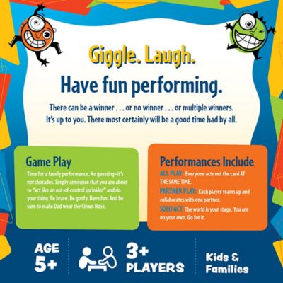 Image showing  Don't Make Me Laugh! By Zobmondo!! Silly charades party game, 63500-1