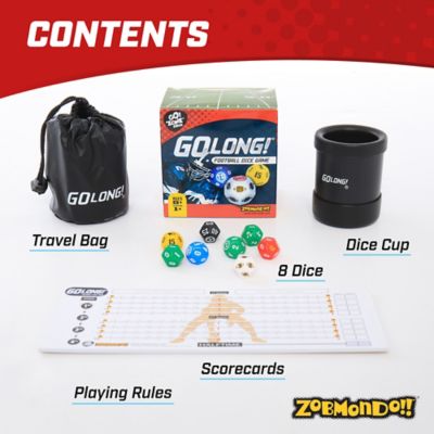 Image showing  GoLong Football Dice Game!! Fun Football Math Dice Game, 53000-1