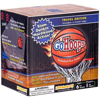 Zobmondo GoHoops Basketball Dice Game! Play Basketball Anywhere, 54000-1