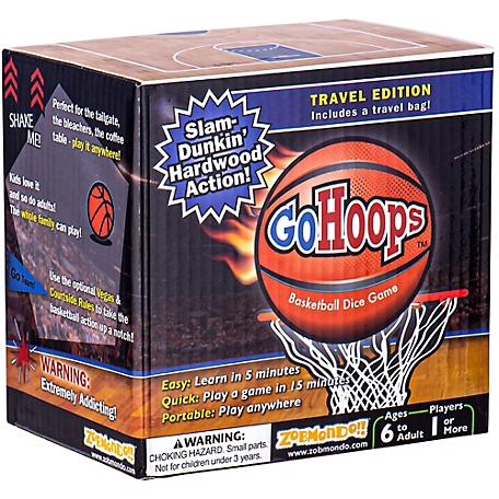 Zobmondo GoHoops Basketball Dice Game! Play Basketball Anywhere, 54000-1