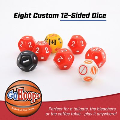 Image showing  GoHoops Basketball Dice Game! Play Basketball Anywhere, 54000-1