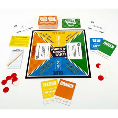 Image showing  What's It Gonna Take Board Game by Zobmondo!! Family game for teens and adults, 78984-1
