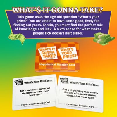 Image showing 5 th Zobmondo What's It Gonna Take Board Game by Zobmondo!! Family game for teens and adults, 78984-1