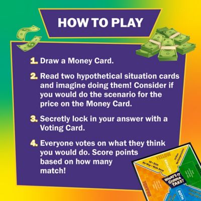 Image showing 6 th Zobmondo What's It Gonna Take Board Game by Zobmondo!! Family game for teens and adults, 78984-1