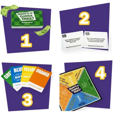 Image showing 7 th Zobmondo What's It Gonna Take Board Game by Zobmondo!! Family game for teens and adults, 78984-1