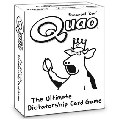Zobmondo Quao Card Game, Fun Party Game for Social Groups, Teens, Students and Families!, WBG011