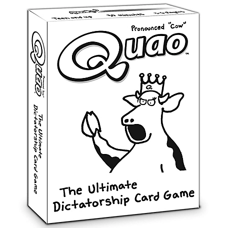 Zobmondo Quao Card Game, Fun Party Game for Social Groups, Teens, Students and Families!, WBG011