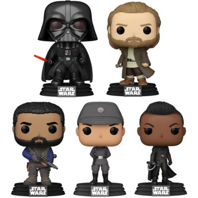 Funko Pop! STAR WARS: Obi-Wan Kenobi Darth Vader, Obi-Wan Kenobi, Kawlan Roken, Tala Durith, Reva, 713FU