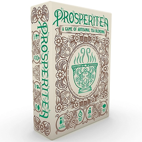 Mentha Games Prosperitea - A Game of Artisinal Tea Blending, Co-opetition Game, Ages 12+, 3-6 Players, 20-45 Min