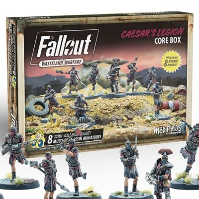 Image showing  Fallout Wasteland Warfare: Caesar's Legion Core Box - 8 Figure Set, Rpg, MUH052148