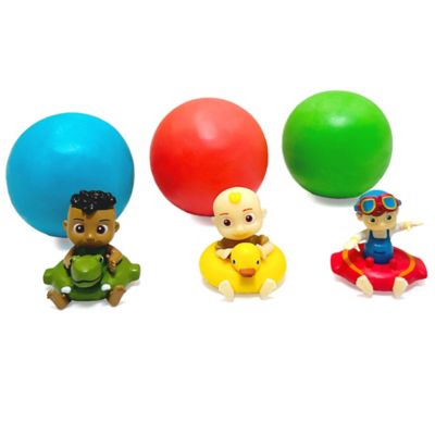 WOW! STUFF CoComelon SUDs SOAPrize Fun Pack - 3pk Dino Cody, Ducky JJ, & Captain TomTom, 8888