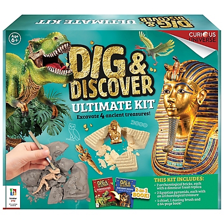 Curious Universe Dig & Discover Ultimate Kit - DIY Science and Geology for Kids, 9781488953521