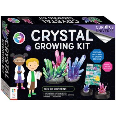 Curious Universe Crystal Growing Science Kit - DIY Science and Geology for Kids, 9781488951893