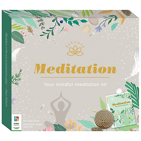 Hinkler Elevate - Meditation Kit - Mindfulness Tools for Adults - Mental Health and Self Care Essentials, 9781488945564