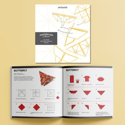 Image showing  Art Maker Masterclass Collection Origami Techniques Kit, Beginner to Advanced Origami