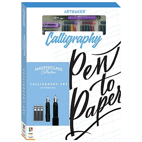 Hinkler Art Maker Masterclass Collection: Calligraphy Art Kit - Beginner to Advanced Calligraphy, 9781488945854