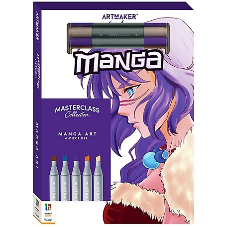 Hinkler Art Maker Masterclass Collection: How to Draw Manga Kit - Adults Drawing Kit, 9781488945878