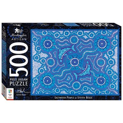 Hinkler Mindbogglers Artisan 500 pc. Jigsaw Puzzle: Saltwater People - Steven Bekue - Jigsaws for Adults, 9354537007737