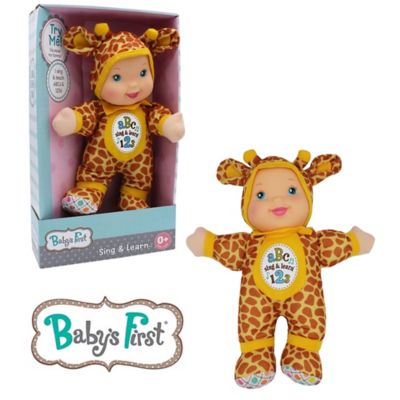 Image showing  Goldberger Doll Sing & Learn Giraffe Bi-Lingual (English/Spanish), 82118