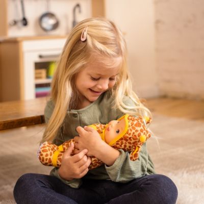 Image showing 6 th Baby's First Goldberger Doll Sing & Learn Giraffe Bi-Lingual (English/Spanish), 82118