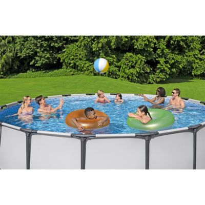 Image showing  Steel Pro 15 ft. x 48 in. Round Above Ground Pool Set, 4,231 gal.