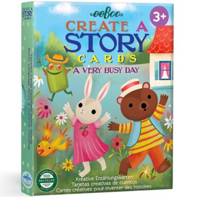 eeBoo A Very Busy Day Create a Story Pre-Literacy Cards/Ages 3+, TSVBD