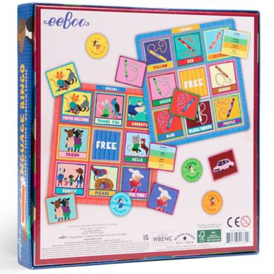 Image showing  4 Language Bingo Game/Spanish, French, German, Mandarin Chinese/ Ages 3+, BOLAN