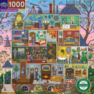 Image showing  Piece and Love the Alchemist's Home 1000 pc. Square Adult Jigsaw Puzzle/ Ages 14+, PZTAST