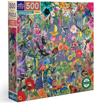 eeBoo pc. and Love Garden of Eden 500 pc. Square Adult Jigsaw Puzzle/ Ages 14+, PZFGDE