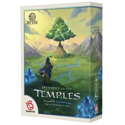 Ox Eye Media Mystery of the Temples - Curse Breaking Game, Deep Water Games, Ages 10+, 2-4 Players, 20-40 Min, DWGMOTT100