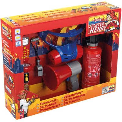 Theo Klein Firefighter Henry Kids Pretend Play Fireman Play Set, Ages 3+