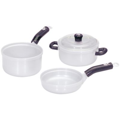 Image showing 6 th WMF Young Cooking - 9 pc. Toy Pots & Kitchen Set, Kids Pretend Play, Includes Utensils & Pots/Pans, 9628