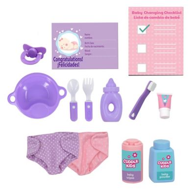 Image showing  17 pc. 10 in. Baby Doll Playset, Ages 2+, 3887