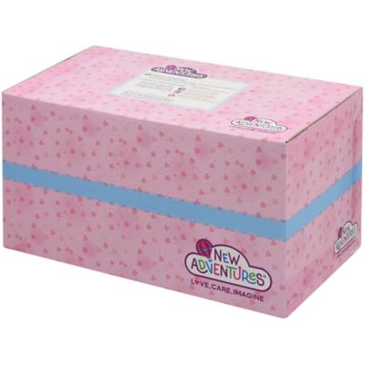 Image showing 5 th Magic Nursery Bath Caddy - 8 in. Baby Doll Playset - Doll with Brown Eyes, 4017