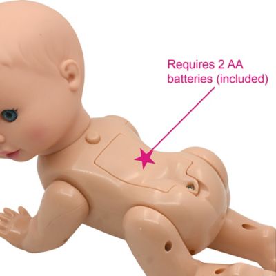 Image showing  Crawling Baby 10 in. Baby Doll Playset, 4018