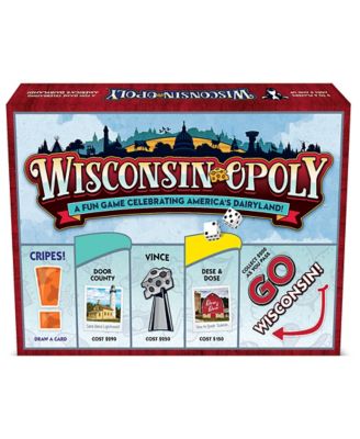 Late For the Sky Wisconsin-Opoly Board Game, 2-6 Players